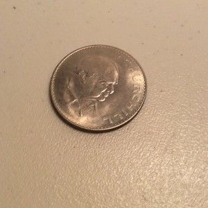1965 Elizabeth II Regina F.D. Winston Churchill Coin
